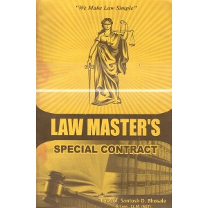 Law Master's Special Contract for LL.B By Prof. Santosh D. Bhosale | Contract II